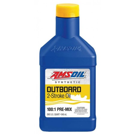 Amsoil Outboard 100:1 Pre-Mix Synthetic 2-Stroke Oil ATO 1qt (0,946l)